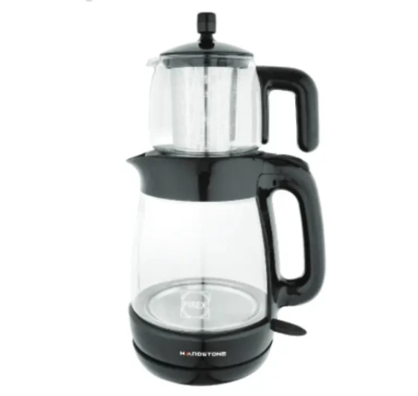 چای‌ساز هاردستون مدل TMP 1402 پیرکس مشکی