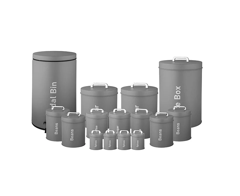 سرویس آشپزخانه 15 پارچه درب فلزی برند KST مدل 6015
