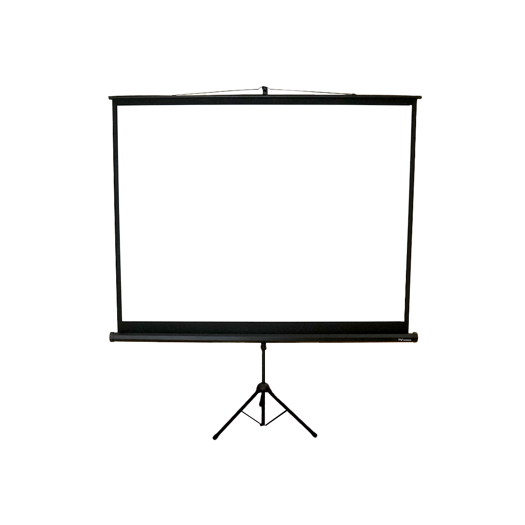 پرده نمایش تسکو مدل TVS 125 TR Case Black Fram Black Screen Matte White