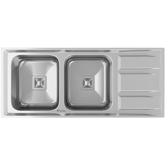 سینک داتیس مدل DB 210 L دو لگن استیل لگن چپ ( 3221011 )