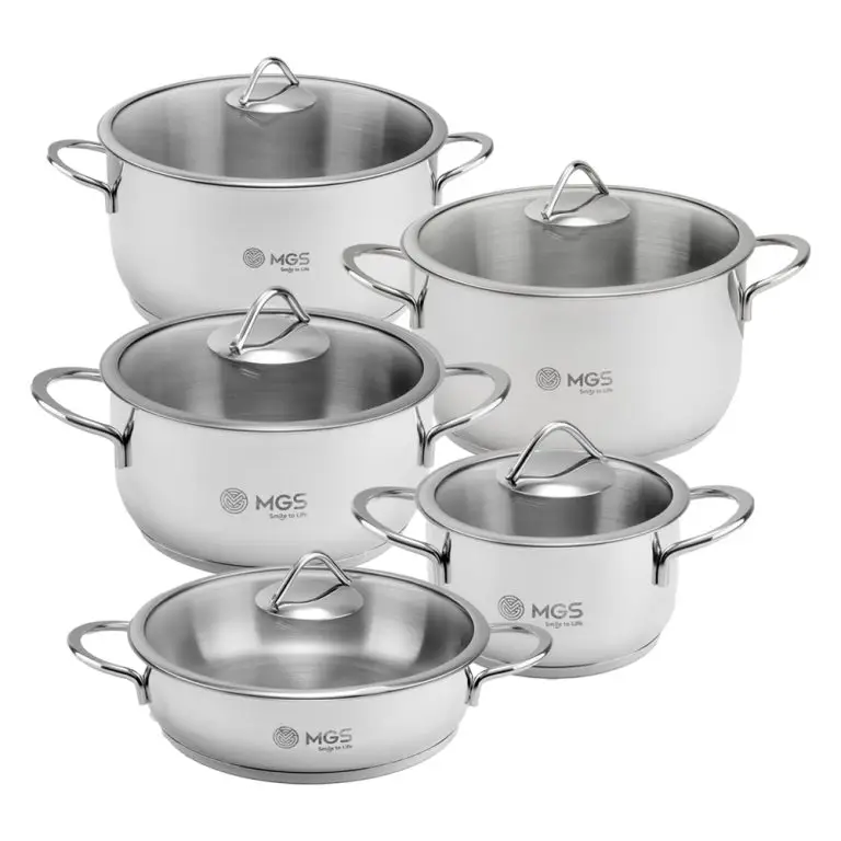 سرویس قابلمه ام جی اس استیل 10 پارچه مدل CWS 2110