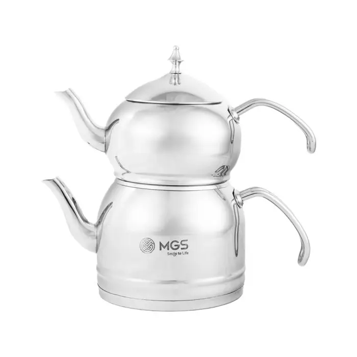 ست کتری و قوری ام جی اس  2.5 لیتری مدل K 41024 با دسته استیل