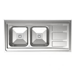 سینک کن روکار دولگن استیل مدل 9112S