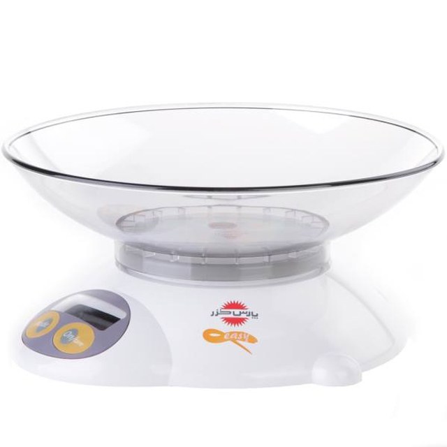 ترازوی دیجیتال آشپزخانه پارس خزر مدل DS-5000P سفید