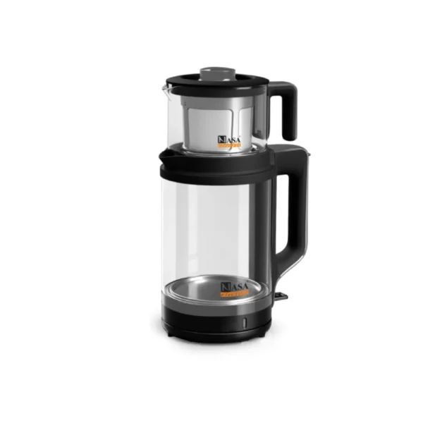 چای ساز ناسا مدل NS 523 رنگ مشکی طوسی
