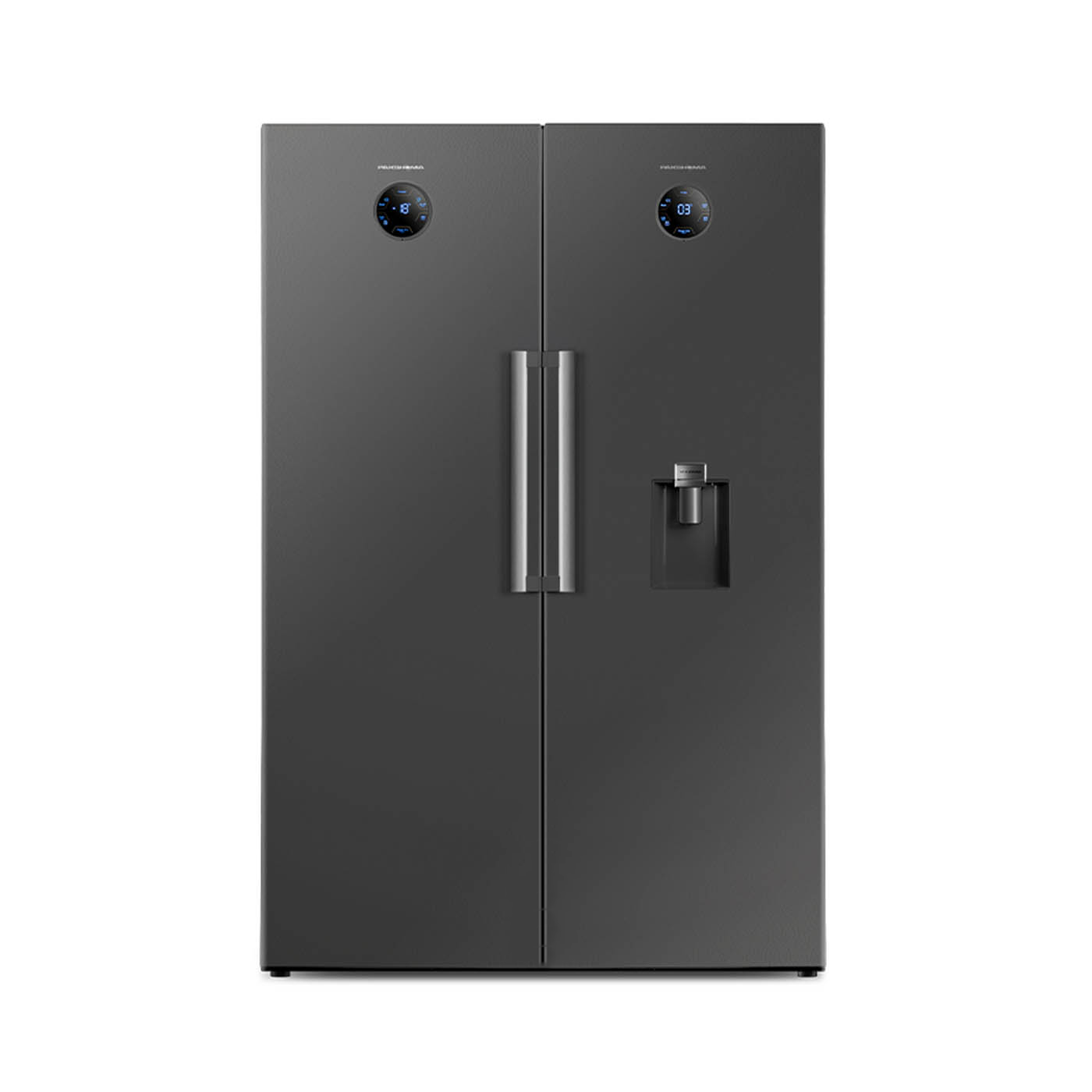 یخچال فریزر دوقلو پاکشوما مدل RTRA RTFA ۹۰۰ i X (N1) S 10 S رنگ اینوکس