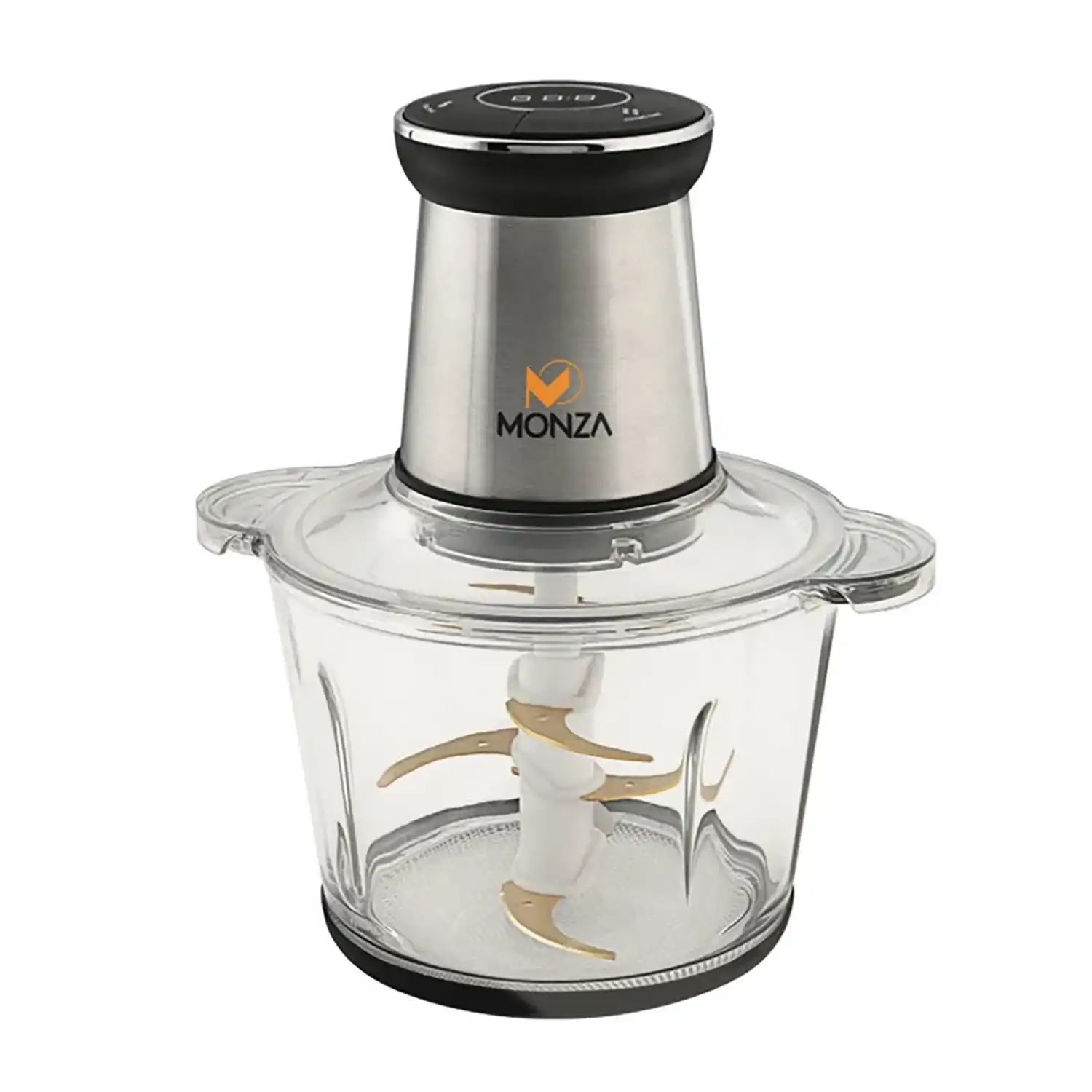 خردکن مونزا مدل M CH 5003 D رنگ استیل مشکی