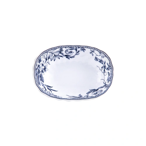 ست پیاله گلدکیش بیضی مدل GK701102-1 طرح لوتوس بسته 6 عددی